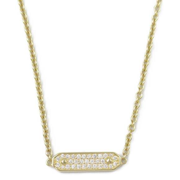 TIFFANY Authentic 18k Gold Diamond Necklace - Picture 3 of 9